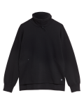 Cotton Rich Funnel Neck Oversized Sweatshirt