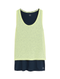 Scoop Neck 2-in-1 Sleeveless Vest Top