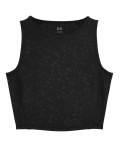Printed Scoop Neck Cropped Vest Top