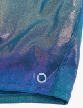 Iridescent Cross Back Crop Top