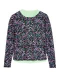 Scoop Neck 2-in-1 Long Sleeve Top