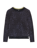 Scoop Neck 2-in-1 Long Sleeve Top