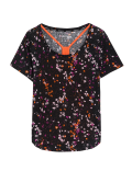 Printed Scoop Neck 2-in-1 T-Shirt