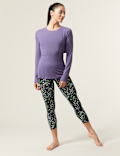 Scoop Neck Open Back Relaxed Yoga Top