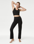 V-Neck Padded Yoga Crop Top