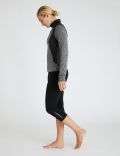 Zipped Through Run Top