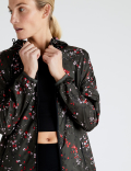 Lightweight Printed Hooded Running Jacket