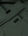 Fleece Lined Half Zip Hooded Jacket