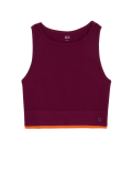 High Neck Seamless Fitted Crop Top