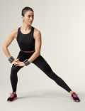 High Neck Seamless Fitted Crop Top
