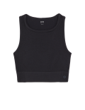 High Neck Seamless Fitted Crop Top