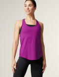 Scoop Neck Racer Back Running Vest Top