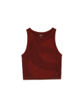 Scoop Neck Seamless Fitted Crop Top