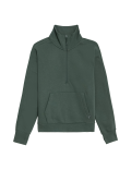 Cotton Rich Funnel Neck Half Zip Sweatshirt
