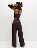 High Waisted Ultraluxe Wide Leg Trousers