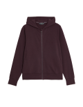 Cotton Rich Relaxed Zip Up Hoodie