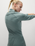 Funnel Neck Half Zip Yoga Top