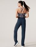 Cotton Rich Side Stripe Straight Leg Joggers