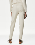 Cuffed High Waisted Tapered Joggers