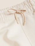 Cuffed High Waisted Tapered Joggers