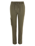 Cotton Cargo Straight Leg Joggers