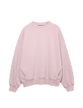 Cotton Rich Crew Neck Oversized Sweatshirt