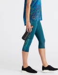 Go Move Printed Cropped Gym Leggings