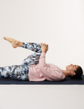 Go Balance Printed Wrap Waist Yoga Leggings