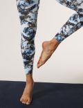 Go Balance Printed Wrap Waist Yoga Leggings
