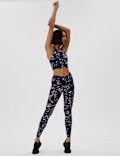 Go Balance Printed Wrap Waist Yoga Leggings
