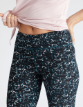 Go Balance Printed Wrap Waist Yoga Leggings