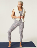 Go Balance Printed Wrap Waist Yoga Leggings