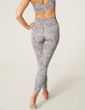 Go Balance Printed Wrap Waist Yoga Leggings