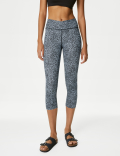 Go Balance Printed Cropped Yoga Leggings