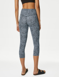 Go Balance Printed Cropped Yoga Leggings