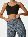 Go Balance Printed Cropped Yoga Leggings