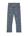 Go Balance Printed Cropped Yoga Leggings