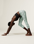 Go Balance Printed Cropped Yoga Leggings