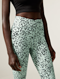 Go Balance Printed Cropped Yoga Leggings