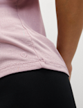 Modal Rich Rib Round Neck Boxy T-Shirt