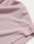 Modal Rich Rib Round Neck Boxy T-Shirt