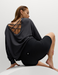 Modal Rich Strappy Back Sweatshirt
