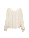 Modal Rich Strappy Back Sweatshirt
