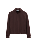 Rib Half Zip Yoga Sweatshirt