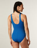 Active Zip Through Swimsuit