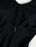 Active Zip Through Swimsuit