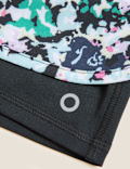 Woven Printed Layered Running Shorts