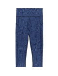 Go Move Printed Cropped Gym Leggings