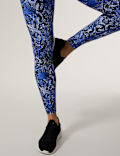 Go Move Printed High Waisted Gym Leggings