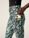 Go Train Printed 7/8 Gym Leggings